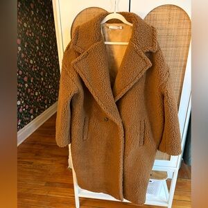 by Egreis XL Warm Brown Teddy Jacket